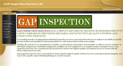 Desktop Screenshot of gapinspections.com